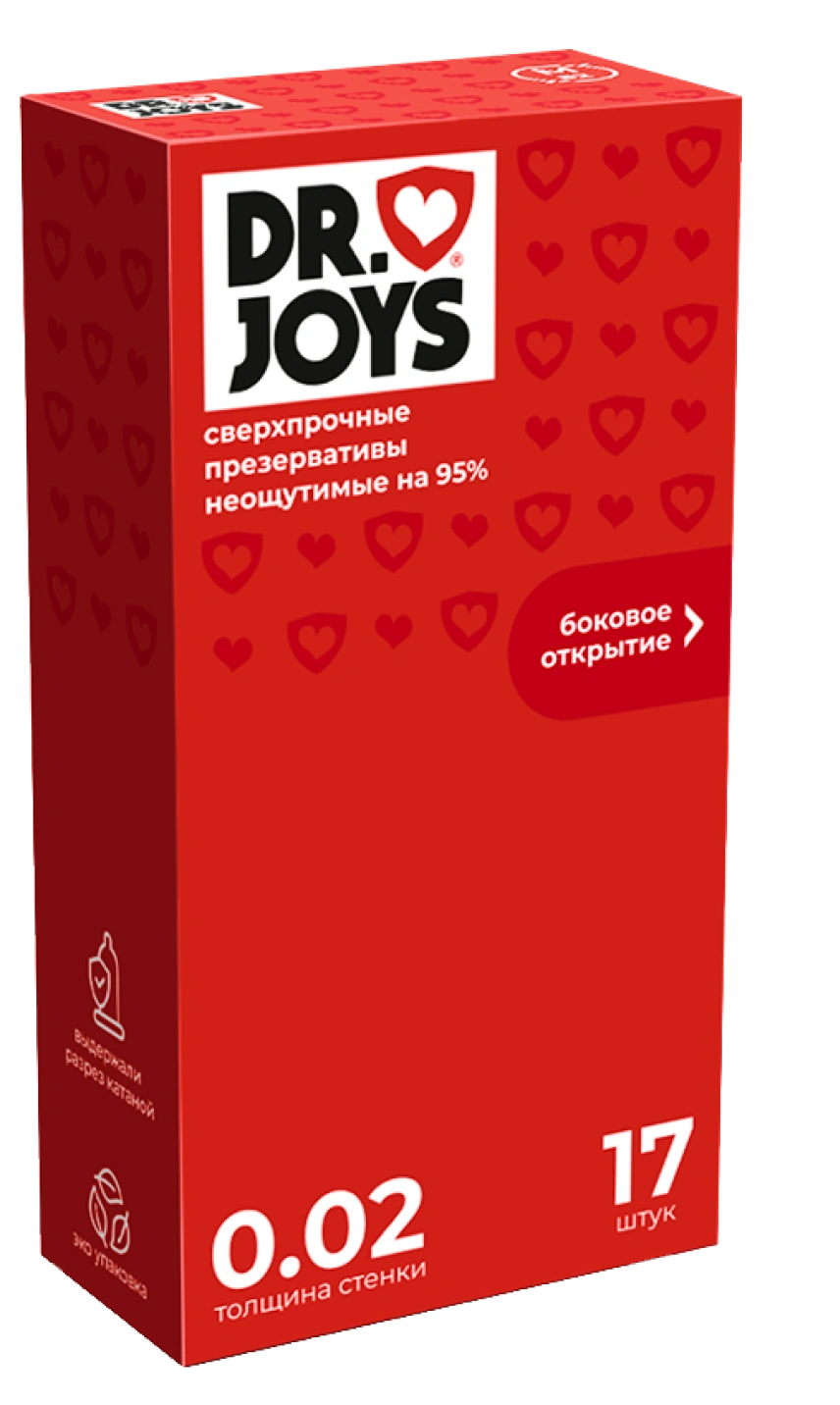 Упаковка ультратонких презервативов DR.JOYS, 17 штук